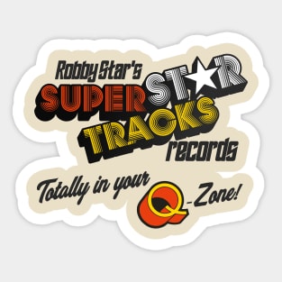 Superstar Track Records Sticker